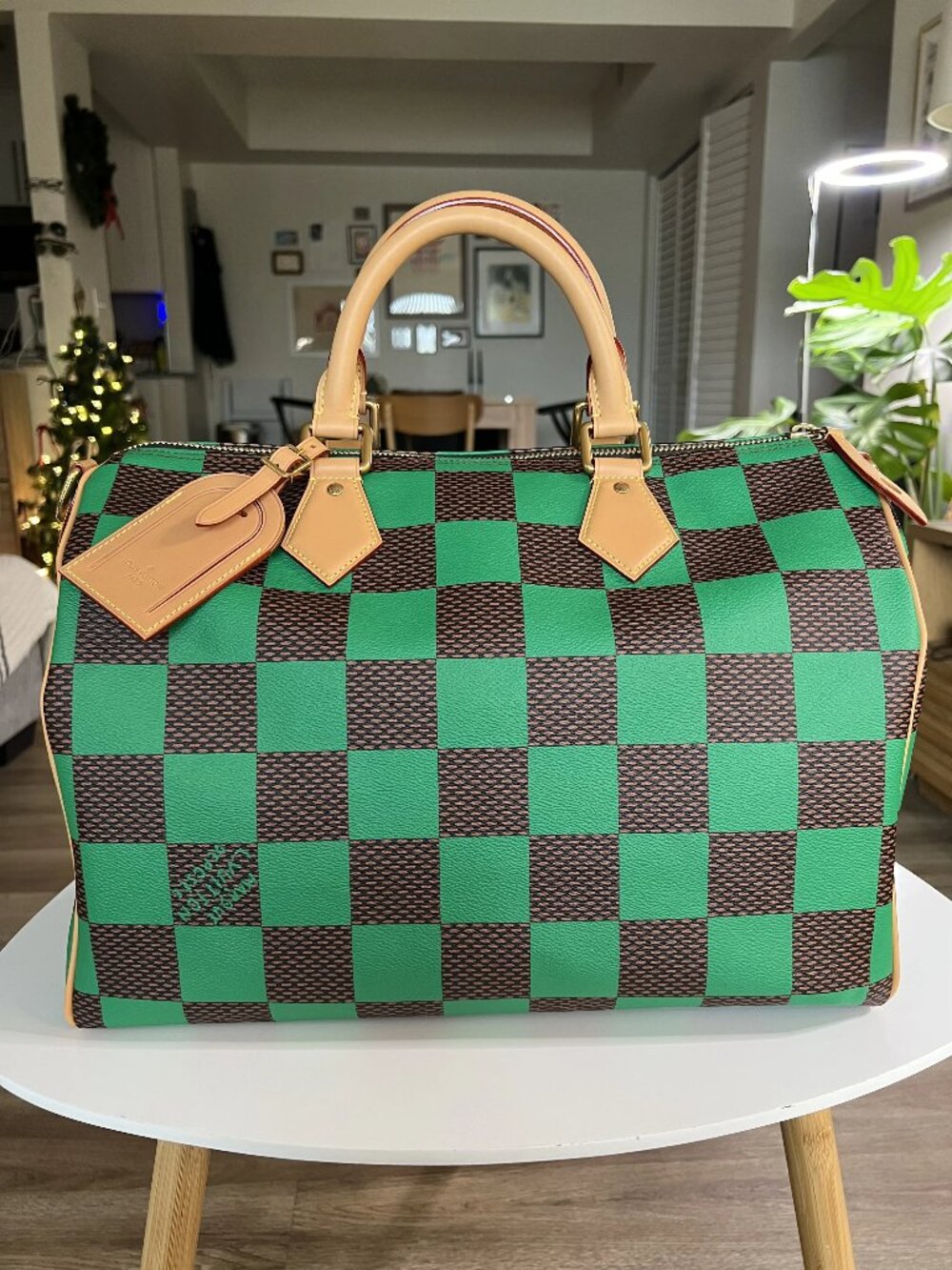 Speedy 40 Bandoulière Damier Pop
